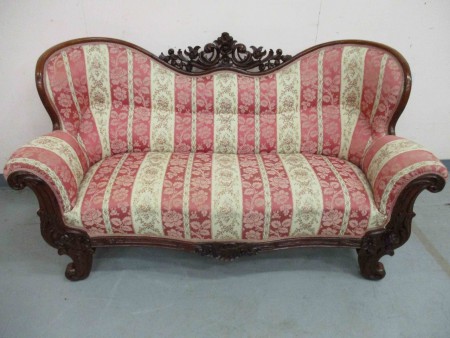 2568 -Sofa neorokoko 19. stoleti novy caloun  D - 163 cm  -  PRODANO